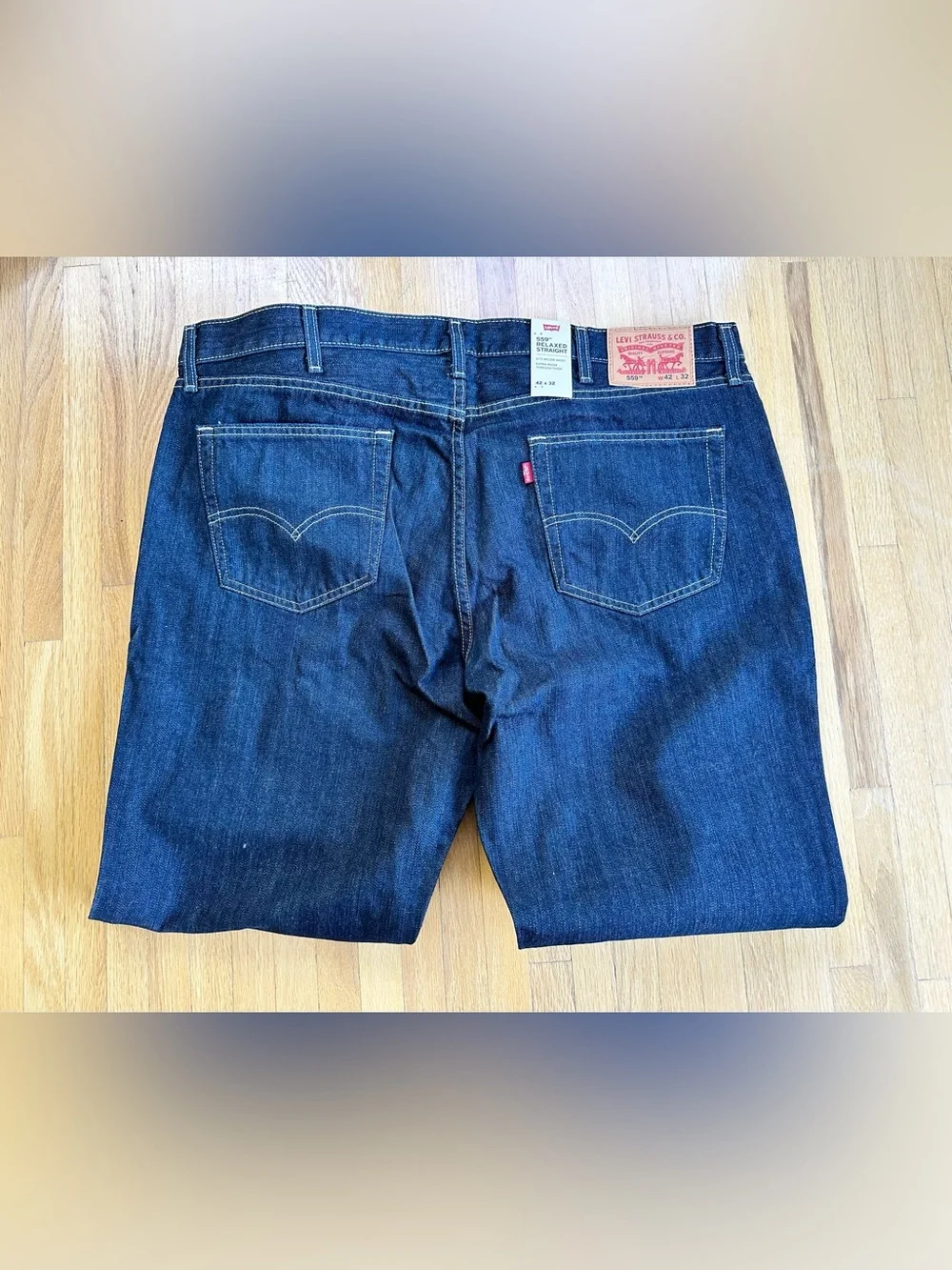 NWT Men's Levi’s Denim Relaxed Dark Wash Jeans